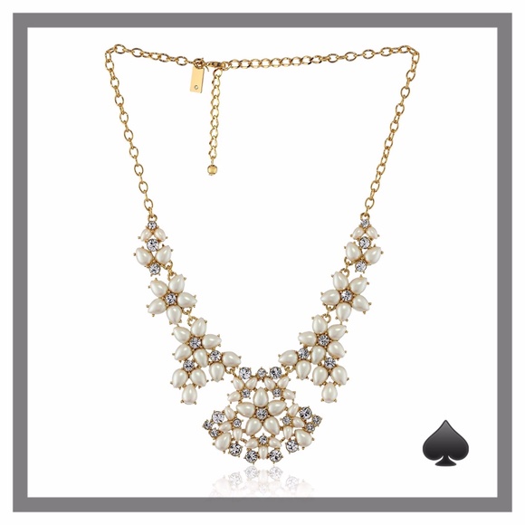 KATE SPADE GOURGEUS MINI BOUQUET COLAR NECKLACE - Picture 1 of 8